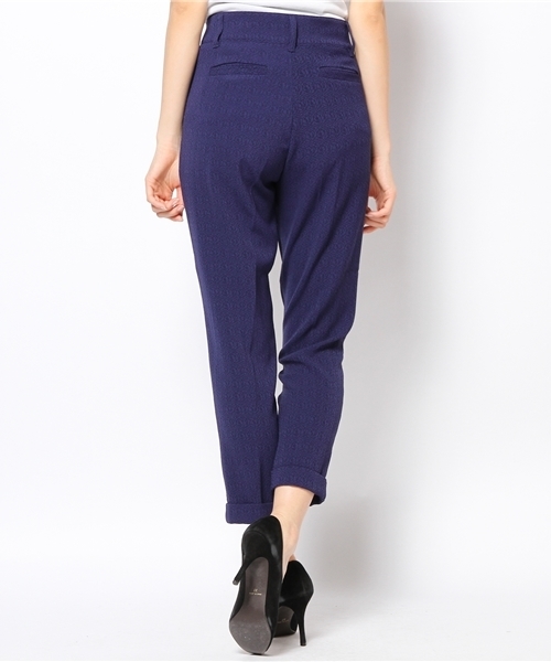 CIAOPANIC（チャオパニック）の「【Ciaopanic】ドビータックテーパードパンツ（スラックス・レディース・ネイビー/オフホワイト/ブラック/オレンジ・SMALL/MEDIUM/LARGE）」の8枚目の写真