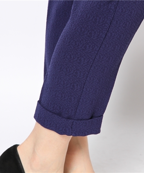 CIAOPANIC（チャオパニック）の「【Ciaopanic】ドビータックテーパードパンツ（スラックス・レディース・ネイビー/オフホワイト/ブラック/オレンジ・SMALL/MEDIUM/LARGE）」の12枚目の写真