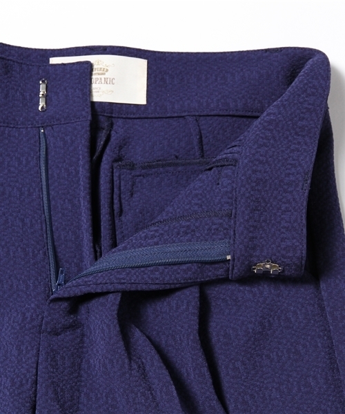 CIAOPANIC（チャオパニック）の「【Ciaopanic】ドビータックテーパードパンツ（スラックス・レディース・ネイビー/オフホワイト/ブラック/オレンジ・SMALL/MEDIUM/LARGE）」の5枚目の写真