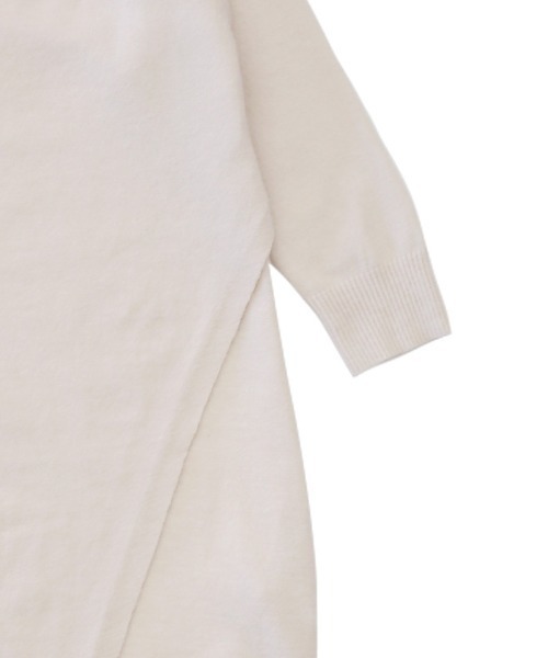 select MOCA（セレクトモカ）の「オーバースリットニットワンピース/クルーネックワンポイントボタンデザインレイヤードワンピ（ワンピース・レディース・ブラック/ブラウン/アイボリー・FREE）」の20枚目の写真