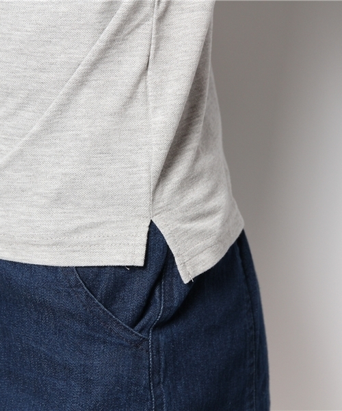 Chico(チコ)の「カノコポロシャツ(Tシャツ/カットソー・レディース・グレー/ホワイト/ネイビー・FREE)」の6枚目の写真