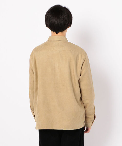 【新品】6BEAUTY&YOUTH　オーバーオール　スエード　　サンドベージュ系 O0655 ライトワークオーバーオール(M カーキベージュ