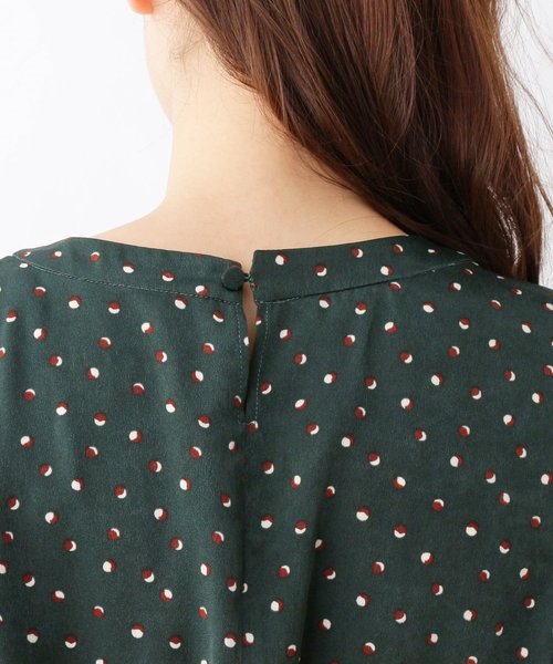 ボウタイ風ネック総柄ワンピース ワンピース Index インデックス のファッション セール ワンピース 3 Web限定カラー 36 S 42 Ll Web限定サイズ