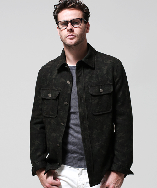 NANO universe(ナノユニバース)の「junhashimoto nano・universe/ ウールフラノ CPO(ブルゾン・メンズ・ブラック/グレー/ネイビー/レッド/ボルドー/その他1・X-LARGE/MEDIUM/LARGE/SMALL)」の6枚目の写真