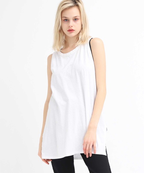 RNA（アールエヌエー）の「M1329 BIGタンクトップ（タンクトップ・レディース・ブラック/ベージュ/カーキ/ホワイト/オレンジ/グリーン・MEDIUM）」の21枚目の写真