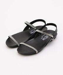 【PLAKTON/プラクトン】キラキラストラップサンダル