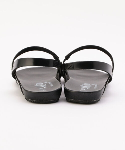 NOLLEY’S(ノーリーズ)の「【PLAKTON/プラクトン】キラキラストラップサンダル(サンダル・レディース・ブラック/ナチュラル・35/36/37/38)」の3枚目の写真
