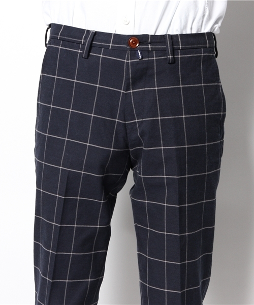 SHIPS（シップス）の「SC: ストレッチ ウィンドウペーン ノープリーツ パンツ（スラックス・メンズ・チャコールグレー/ネイビー・50/42/44/46/52/48）」の5枚目の写真