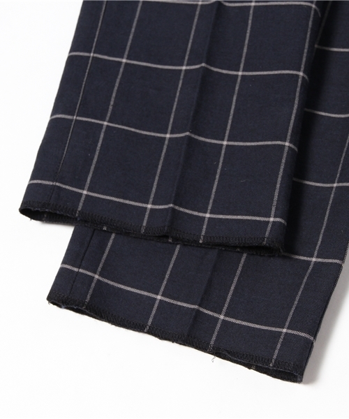 SHIPS（シップス）の「SC: ストレッチ ウィンドウペーン ノープリーツ パンツ（スラックス・メンズ・チャコールグレー/ネイビー・50/42/44/46/52/48）」の9枚目の写真