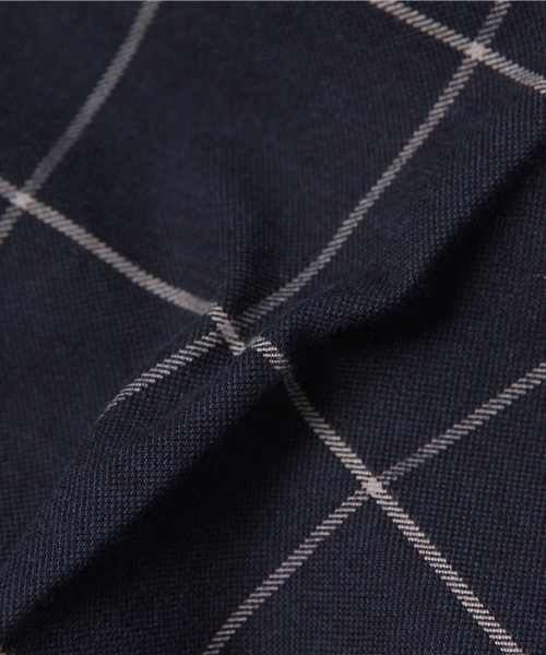 SHIPS（シップス）の「SC: ストレッチ ウィンドウペーン ノープリーツ パンツ（スラックス・メンズ・チャコールグレー/ネイビー・50/42/44/46/52/48）」の10枚目の写真