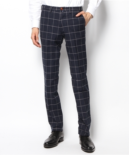 SHIPS（シップス）の「SC: ストレッチ ウィンドウペーン ノープリーツ パンツ（スラックス・メンズ・チャコールグレー/ネイビー・50/42/44/46/52/48）」の11枚目の写真