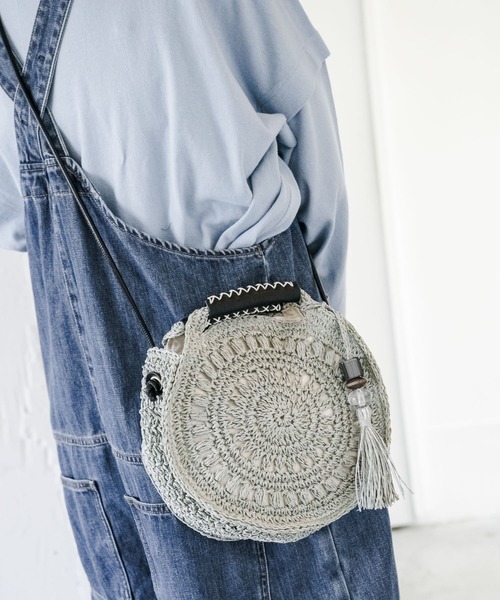 niko and...（ニコアンド）の「オリジナルラウンド2WAYトートバッグ（トートバッグ・レディース・グレー/グリーン/ナチュラル/パープル/キャメル・0）」の3枚目の写真