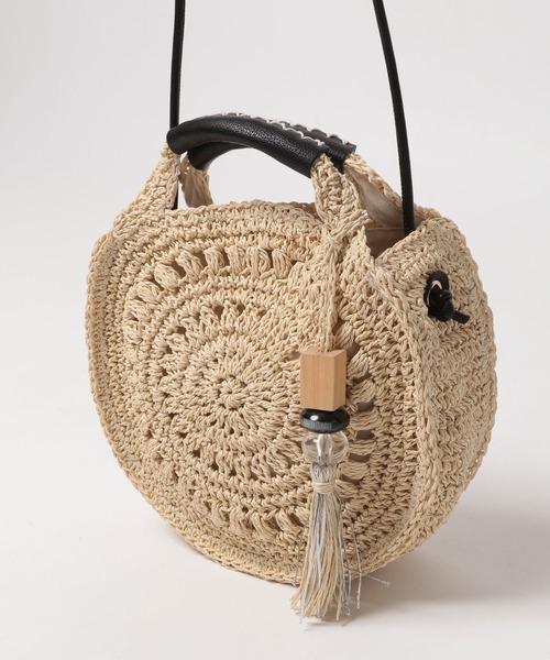 niko and...（ニコアンド）の「オリジナルラウンド2WAYトートバッグ（トートバッグ・レディース・グレー/グリーン/ナチュラル/パープル/キャメル・0）」の13枚目の写真