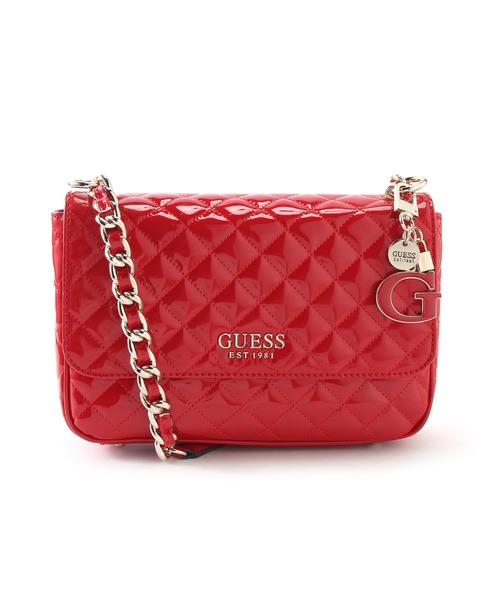 Guess（ゲス）の「MELISE Patent Quilted Shoulder Bag（ショルダー 