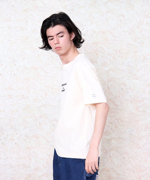 MONT KEMMEL(モンケメル)の「∴【 MONT KEMMEL / モンケメル 】SS EMBROIDELY TEE 刺繍 ロゴ Tシャツ(Tシャツ/カットソー・メンズ・チャコールグレー/ブルー/アイボリー・38/36/40)」の5枚目の写真