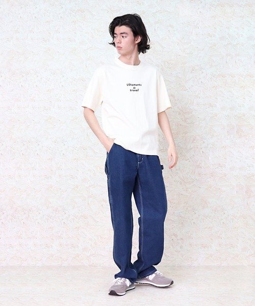 MONT KEMMEL(モンケメル)の「∴【 MONT KEMMEL / モンケメル 】SS EMBROIDELY TEE 刺繍 ロゴ Tシャツ(Tシャツ/カットソー・メンズ・チャコールグレー/ブルー/アイボリー・38/36/40)」の7枚目の写真