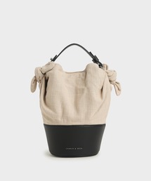 プリンテッドファブリック バケツバッグ / Printed Fabric Bucket Bag