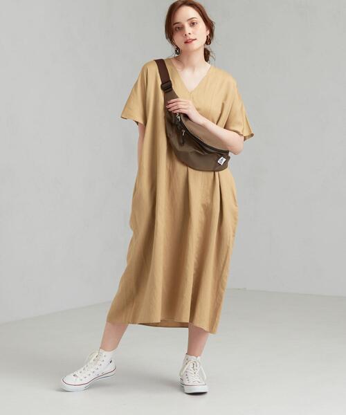 Green Label Relaxing グリーンレーベルリラクシング の Cfc ミニヘリンボーン カフタン ワンピース ワンピース Wear