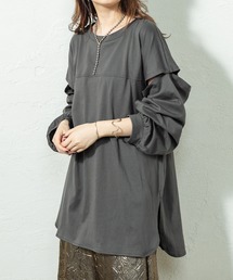 mystic | レイヤードロングTシャツ(Tシャツ/カットソー)