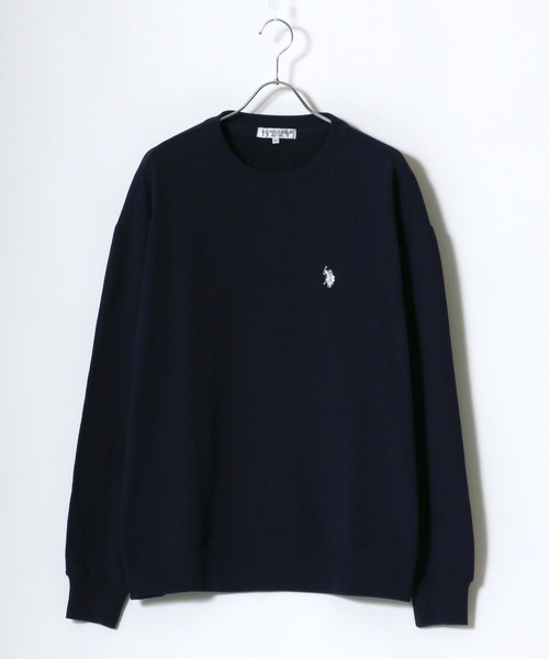 U.S. POLO ASSN.(ユーエスポロアッスン)の「U.S. POLO ASSN./ユーエスポロアッスン ビッグシルエット ロゴ 刺繍 ワンポイント スウェット トレーナー(スウェット・メンズ・ホワイト/ブラック/ベージュ/ネイビー/ブルー/ダークグリーン・LL/M/L)」の10枚目の写真