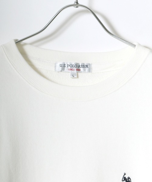 U.S. POLO ASSN.(ユーエスポロアッスン)の「U.S. POLO ASSN./ユーエスポロアッスン ビッグシルエット ロゴ 刺繍 ワンポイント スウェット トレーナー(スウェット・メンズ・ホワイト/ブラック/ベージュ/ネイビー/ブルー/ダークグリーン・LL/M/L)」の11枚目の写真