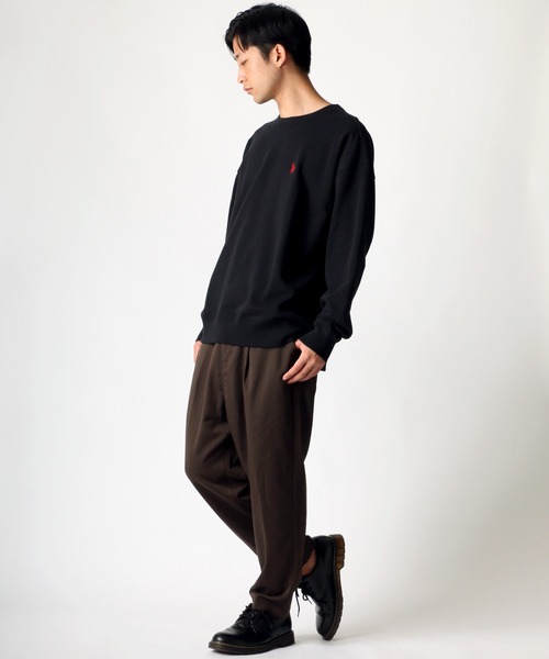 U.S. POLO ASSN.(ユーエスポロアッスン)の「U.S. POLO ASSN./ユーエスポロアッスン ビッグシルエット ロゴ 刺繍 ワンポイント スウェット トレーナー(スウェット・メンズ・ホワイト/ブラック/ベージュ/ネイビー/ブルー/ダークグリーン・LL/M/L)」の20枚目の写真