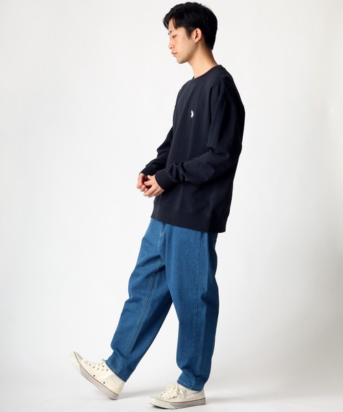 U.S. POLO ASSN.(ユーエスポロアッスン)の「U.S. POLO ASSN./ユーエスポロアッスン ビッグシルエット ロゴ 刺繍 ワンポイント スウェット トレーナー(スウェット・メンズ・ホワイト/ブラック/ベージュ/ネイビー/ブルー/ダークグリーン・LL/M/L)」の16枚目の写真