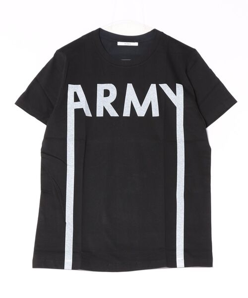 ROUGAROU（ルーガルー）の「[ROUGAROU / ルーガルー] ARMY SHORT SLEEVES（Tシャツ/カットソー・メンズ・ホワイト/ブラック・2/4/3）」の3枚目の写真