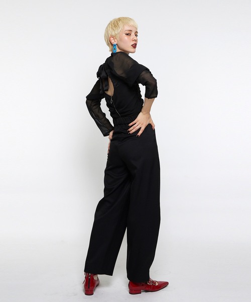 Narcissus(ナルシス)の「【Narcissusオリジナル】コクーンパンツ(その他パンツ・レディース・ブラック/グリーン・FREE)」の4枚目の写真