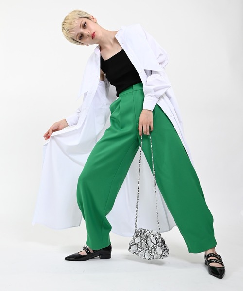 Narcissus(ナルシス)の「【Narcissusオリジナル】コクーンパンツ(その他パンツ・レディース・ブラック/グリーン・FREE)」の18枚目の写真