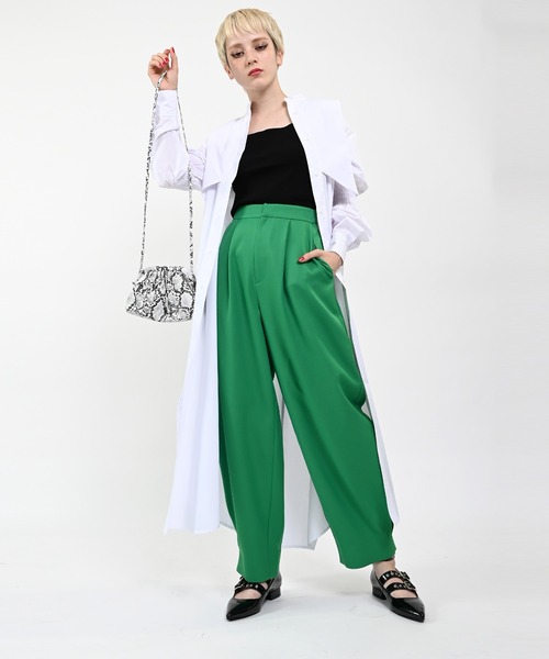 Narcissus(ナルシス)の「【Narcissusオリジナル】コクーンパンツ(その他パンツ・レディース・ブラック/グリーン・FREE)」の19枚目の写真