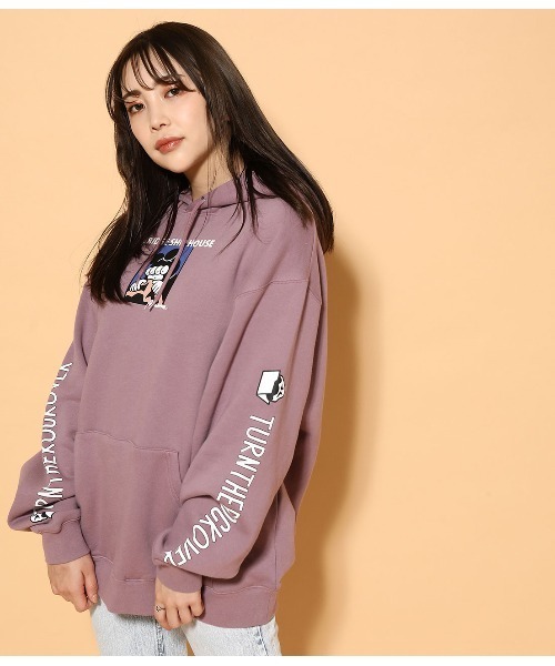 JUNRED(ジュンレッド)の「BRIDGE SHIP HOUSExJUNRed コラボパーカー(パーカー・メンズ・ブラック/オフホワイト/サックスブルー/ピンク系その他・M/L)」の4枚目の写真
