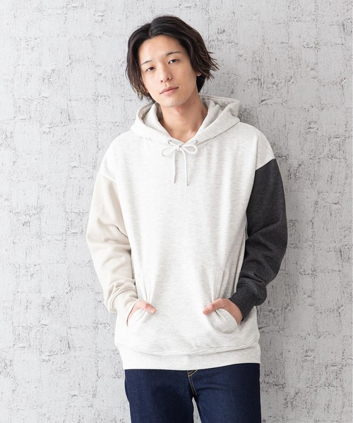 UNIIT(ユニット)の「【UNIIT】ヘビーウェイトビッグパーカー オーバーサイズ/ビッグシルエット ヘビーオンス(パーカー・メンズ・ホワイト/ブラック/ブラウン/ピンク/アイボリー/杢グレー・MEDIUM/LARGE/X-LARGE)」の8枚目の写真