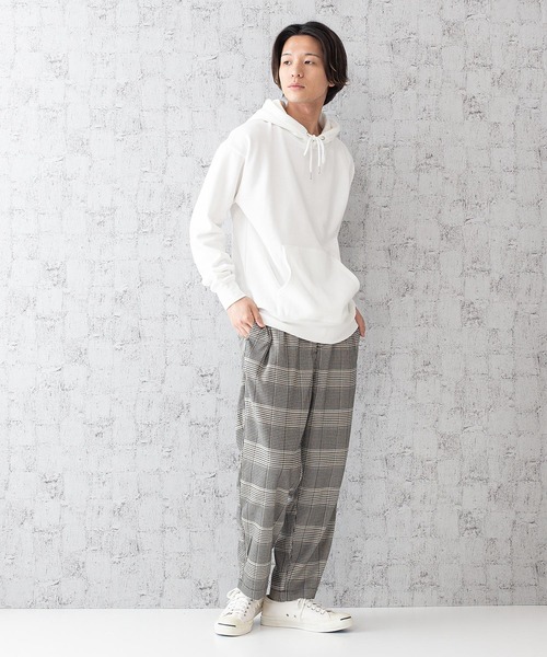 UNIIT(ユニット)の「【UNIIT】ヘビーウェイトビッグパーカー オーバーサイズ/ビッグシルエット ヘビーオンス(パーカー・メンズ・ホワイト/ブラック/ブラウン/ピンク/アイボリー/杢グレー・MEDIUM/LARGE/X-LARGE)」の17枚目の写真