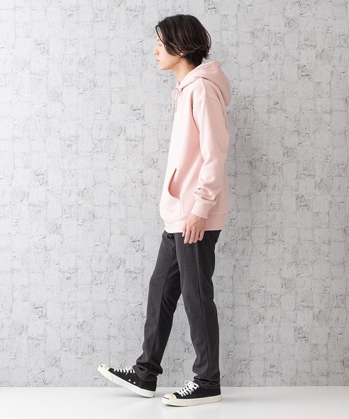 UNIIT(ユニット)の「【UNIIT】ヘビーウェイトビッグパーカー オーバーサイズ/ビッグシルエット ヘビーオンス(パーカー・メンズ・ホワイト/ブラック/ブラウン/ピンク/アイボリー/杢グレー・MEDIUM/LARGE/X-LARGE)」の15枚目の写真