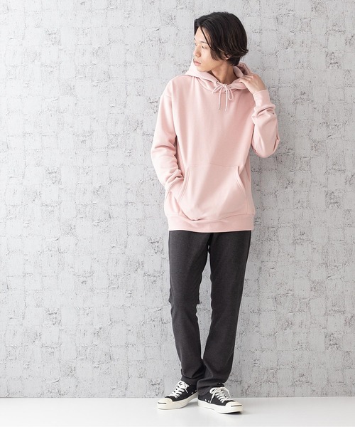 UNIIT(ユニット)の「【UNIIT】ヘビーウェイトビッグパーカー オーバーサイズ/ビッグシルエット ヘビーオンス(パーカー・メンズ・ホワイト/ブラック/ブラウン/ピンク/アイボリー/杢グレー・MEDIUM/LARGE/X-LARGE)」の19枚目の写真