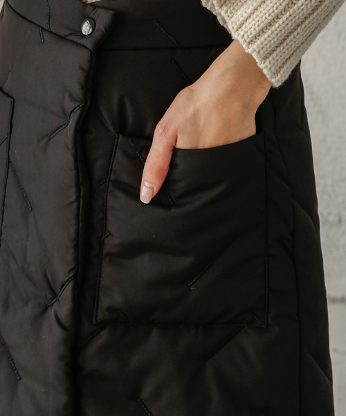 SUGAR BISKET（シュガービスケット）の「キルティングラップスカート（スカート・レディース・ブラック・M/L/XL/XXL）」の7枚目の写真