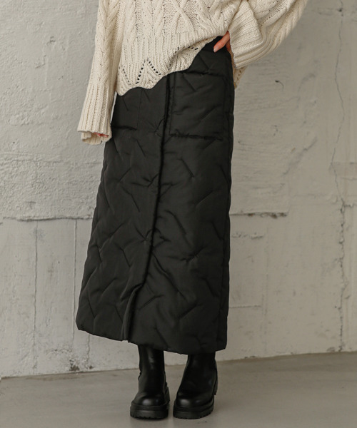 SUGAR BISKET（シュガービスケット）の「キルティングラップスカート（スカート・レディース・ブラック・M/L/XL/XXL）」の16枚目の写真