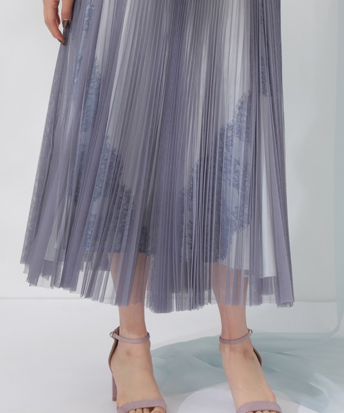 PROPORTION BODY DRESSING プリーツチュールドレス　ブルー 楽天市場】【SALE／50%OFF】＜Lou Lou Fee＞プリーツチュール