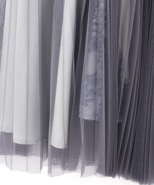 PROPORTION BODY DRESSING プリーツチュールドレス　ブルー 楽天市場】【SALE／50%OFF】＜Lou Lou Fee＞プリーツチュール