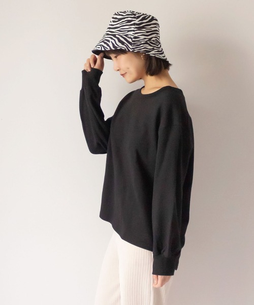 me+em select（ミームセレクト）の「リバーシブルゼブラ柄バケット