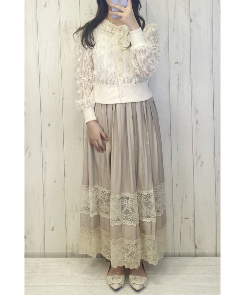 プリーツレーススカート スカート Paravion パラビオン のファッション通販 Zozotown