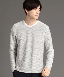 NICOLE CLUB FOR MEN | ウェーブ柄長袖カットソー★(Tシャツ/カットソー)