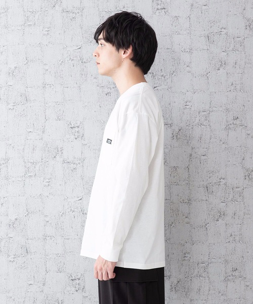 OUTDOOR PRODUCTS APPAREL(アウトドアプロダクツアパレル)の「USAコットンヘビーウェイトロンT リラックスシルエット/ビッグシルエット ブラックライン ポケット付き(Tシャツ/カットソー・メンズ・ホワイト/ブラック/ベージュ/カーキ・SMALL/LARGE/X-LARGE/MEDIUM)」の18枚目の写真