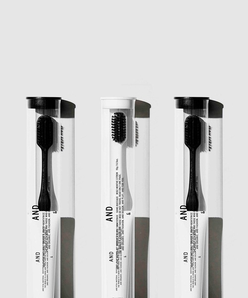 VITAL MATERIAL（ヴァイタルマテリアル）の「AND VITAL MATERIAL トラベルセット レモンミント ブラック（オーラルケア/歯磨きグッズ・メンズ・ブラック・FREE）」の3枚目の写真