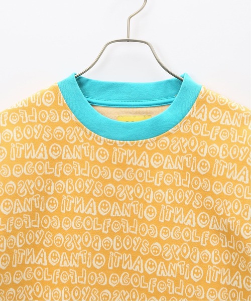 Lサイズ✨GOLF WANG✨ゴルフワン✨レーヨン✨半袖シャツ✨アニマル✨蛍光✨ Lサイズ✨GOLF WANG✨ゴルフワン✨レーヨン✨半袖シャツ
