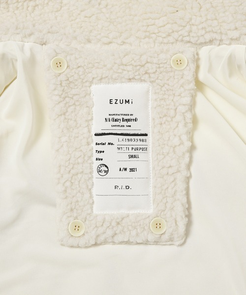 EZUMi（エズミ）の「JACKET（ブルゾン・レディース・ベージュ/アイボリー・SMALL/MEDIUM）」の4枚目の写真