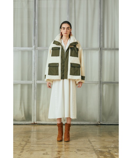 EZUMi（エズミ）の「JACKET（ブルゾン・レディース・ベージュ/アイボリー・SMALL/MEDIUM）」の8枚目の写真