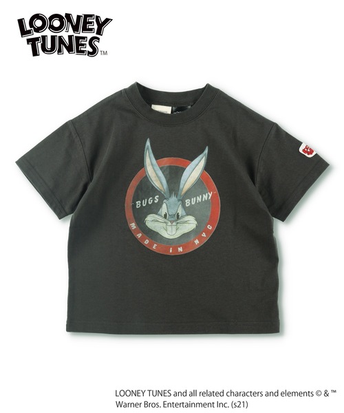 RADCHAP（ラッドチャップ）の「【LOONEY TUNES】半袖Tシャツ（Tシャツ/カットソー・キッズ・チャコールグレー/オレンジ・110cm/130cm/120cm/100cm/140cm）」の2枚目の写真