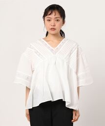 Auntie Rosa Holiday | レース使いブラウス(シャツ/ブラウス)